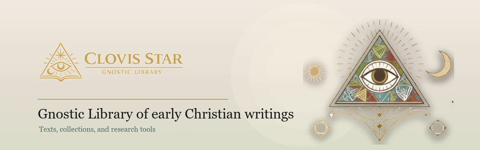 Clovis Star Gnostic Library banner artwork