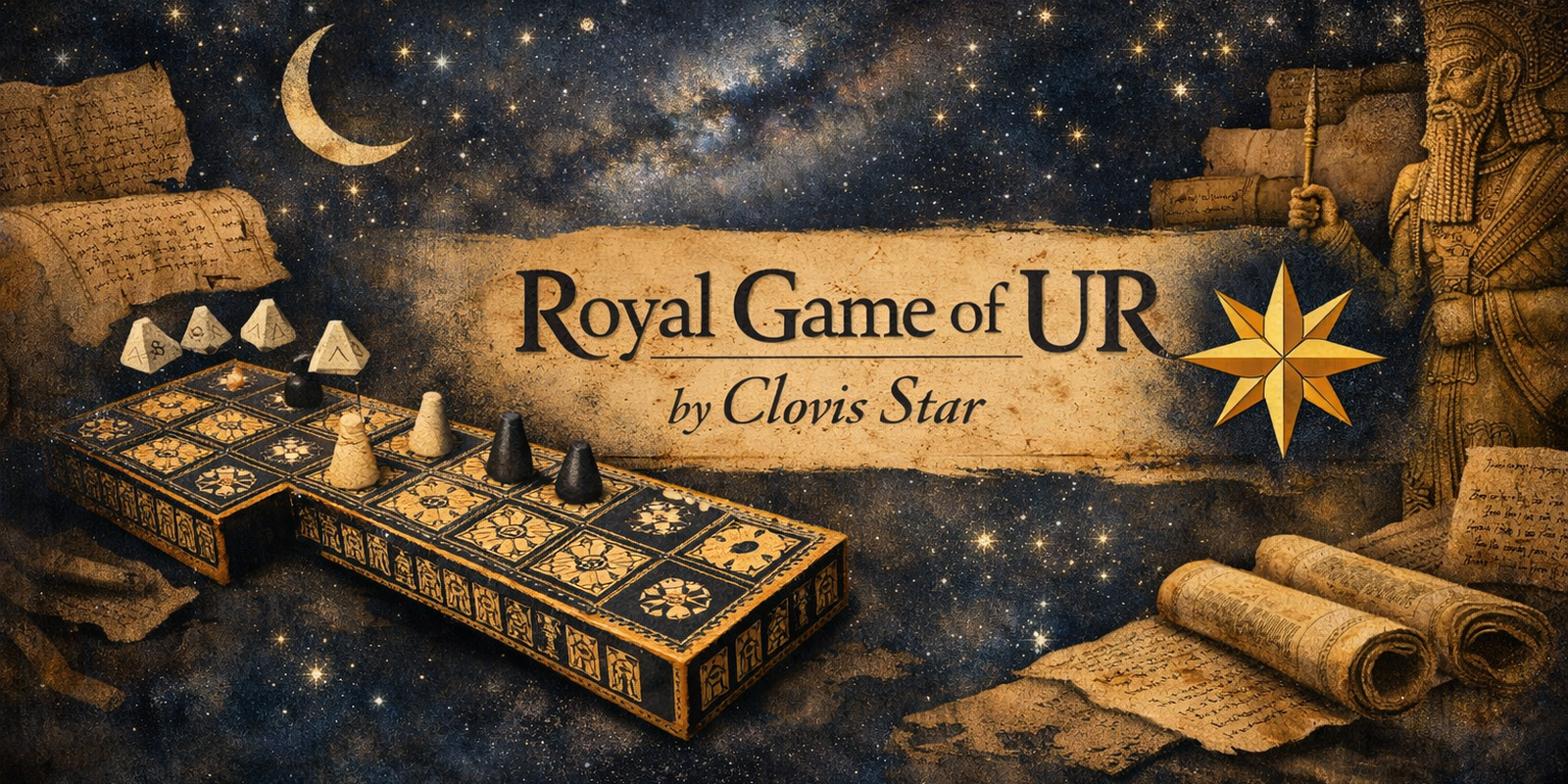 Royal Game of UR by Clovis Star banner artwork
